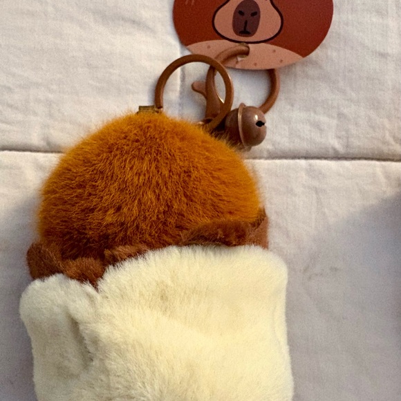 Sanrio Hello Kitty & Capybara Plush Keychain Lot – 3 Mini Plush – NWT - Picture 5 of 7